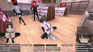 exhibitionist slut masturbates dildo in store humiliating herself publicly!