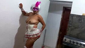 Sexy Mexican model in lingerie wet pussy big ass ready for thick cock