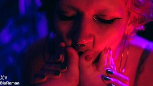 these horny bisexual latina redhead brunettes worship feet deepthroat gag on toes tickle domination
