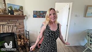 Best friend's stepmom Jane Cane huge tits cougar creampie missionary dirty talk roleplay