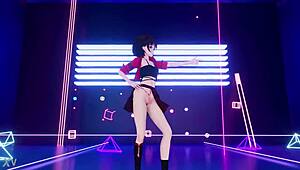 mmd yousa, wanna see chinese usa asian hips grind in that teasing ④ dance?