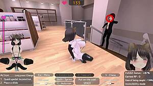 exhibitionist slut masturbates dildo in store humiliating herself publicly!