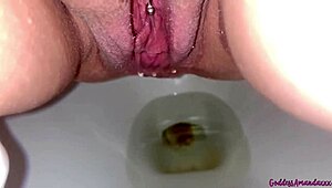 suggestive solo moments with intimate releases and playful bathroom vibes