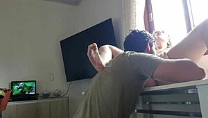 Blondinha Wife Fucked Hard on Table