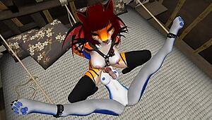 hey blue vixen take that cock deep you furry slut getting used properly over and over