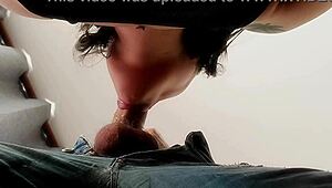 hey feel this homemade deepthroat blowjob cumshot