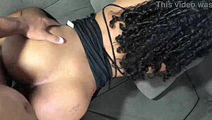 ex in black dress round ass i couldn't resist fucking her hard