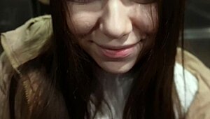 that moment college slut roommate gets her mouth fucked hard by new guy in dorm