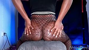 ebony bunny, shake that huge ass with your buttplug then ride these big dicks? 🍑🍆