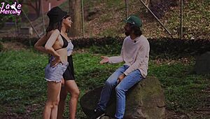we hunt street cock for my girl to fuck us both outdoors