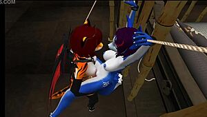 hey blue vixen take that cock deep you furry slut getting used properly over and over