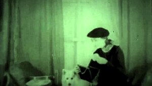 Hairy beauty bends over for doggystyle in vintage beast tale!