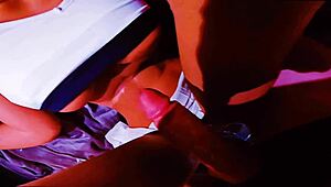 Monster cock pounds fuck doll pussy slow motion before massive cumshot explosion