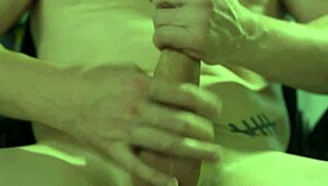 Big Cock Monster Sprays Cumshot After Intense Lotion Workout Masturbation Session