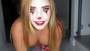 Agatha Vega's Clown Pussy Gaped Hard by Christian Clay's Monster Cock