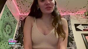 horny petite latina teen rubs dripping wet pink pussy till she cums