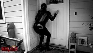 milf1883 ties you up as masked cat burglar in catsuit then takes full pov blowjob control
