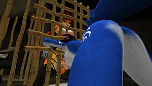 hey blue vixen take that cock deep you furry slut getting used properly over and over