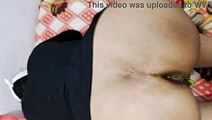 I pound my desi maid's shaved pussy doggystyle so hard it's hilarious rough sex