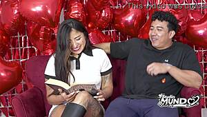 Brunette Latina Big Ass in Lingerie Can't Resist Monster Cock Hardcore Pounding