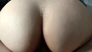 how do you not explode with this latina wife's huge ass twerking on your dick?