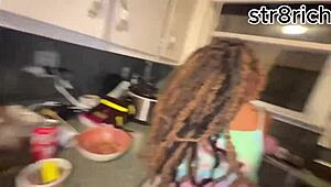 Cheating Teen Wife Craves Only Monster Cock Anal When We Link Up!
