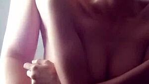 Step daddy sensually gropes petite step daughter's curves in full vid