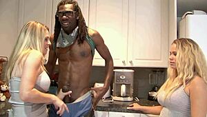 angela attison's rack heaves as gangsta screws her deep in interracial frenzy