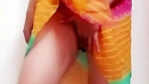desi hijra's nangi dance turns into hot shemale handjob cum fest