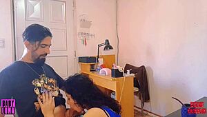 My teenage latina friend visits and rides my cock deepthroat creampie doggystyle