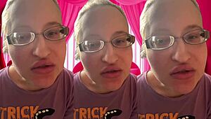 Immerse Yourself in ASMR Bubblegum Bursts Through Headphones with Glasses On