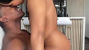 BIG BOOTY BRUNETTE SLUT RIDES HUGE MONSTER COCK NON-STOP UNTIL MASSIVE CUM FLOOD - AMATEUR COUPLE NYSDEL!