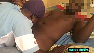 Lady lover self-sucks monster cock before riding it hard while shaking her big ass