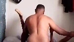 Petite Dorm Student's Big Clit Pussy Caught Bent Over Doggystyle on Hidden Camera