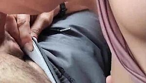 Grabbed this hot latina street hooker for epic pov outdoor handjob suck!