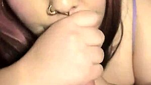 gf surprises with deepthroat blowjob ending in accidental cumshot pov