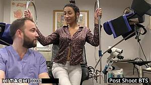 I become doctor tampa forcing miss mars into hitachi vibrator orgasm in hospital humiliation scene