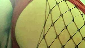 guided handjob session for paulinho with mature milf's huge tits and big pussy lips