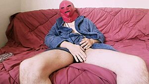i stroke my monster cock hard n cum buckets on sofa damn...