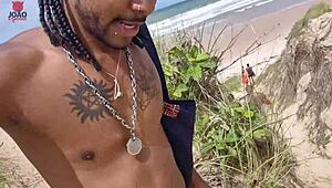joao o safado kicks off nudist beach orgy with lunna geek