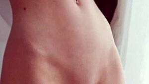 whoa russian blonde's petite nude body and bubble butt striptease reveal