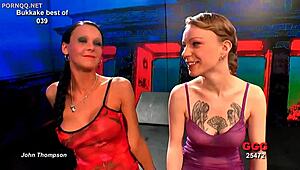 Best of bukkake 39 features hottest blowbang cumshots compilation