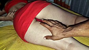 sis lesbian friend crashes on bed post-party we fuck hard creampie squirt wildly