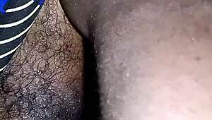 big cock stretches curly ebony's sweet narrow ass pussy deep and hard