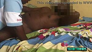 Lady lover self-sucks monster cock before riding it hard while shaking her big ass