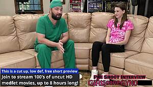 Lilly Jade's First Gyno Exam Close-Up