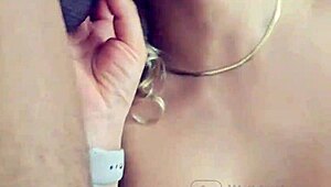 fuck my throat deep then creampie these huge latina tits, milf begs hijastro