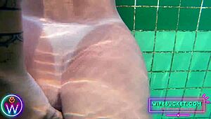 doesn't her puffy pussy look irresistible glistening wet underwater like that?