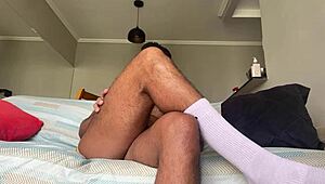 hey check out dan sanches live streaming his daily workout routine with those muscular legs flashing