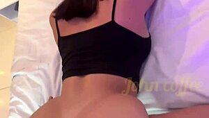 gostosa asiatica getting fucked raw inside the cinema pov creampie